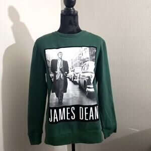 Original Vintage JAMES DEAN green sweater size large